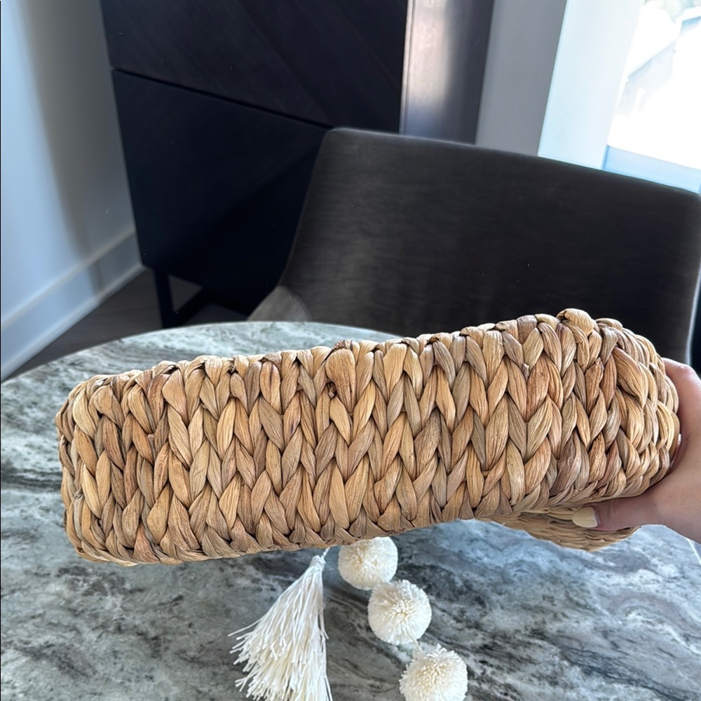 Cappelli Straworld Tan and White Woven Tote Bag - Picture 5 of 5